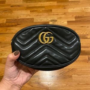 Gucci Matelasse GG Marmont Belt Bag